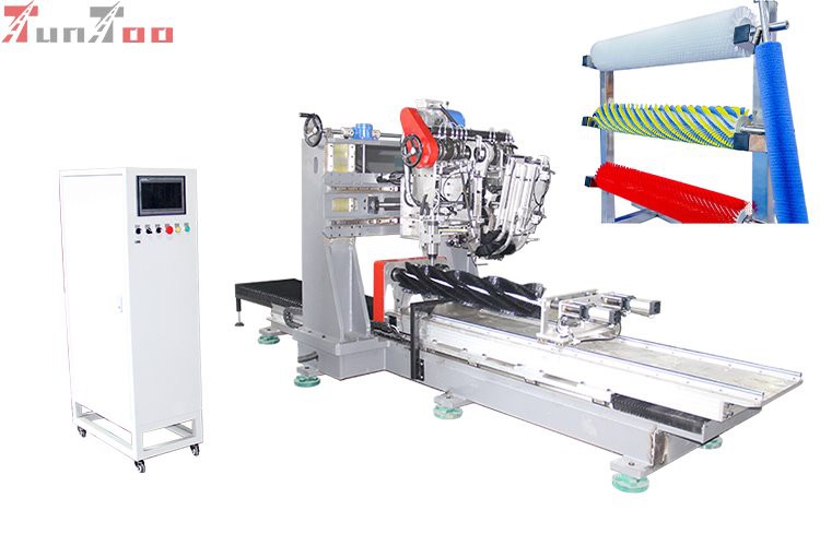 Three- Axis Gantry Brush Machine With Drilling-2